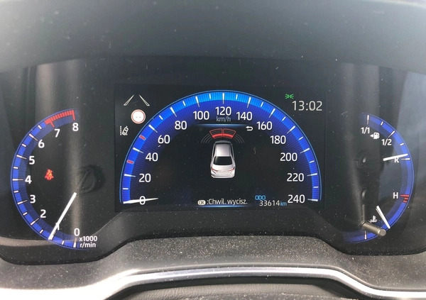 Toyota Corolla cena 89900 przebieg: 33614, rok produkcji 2022 z Pogorzela małe 596